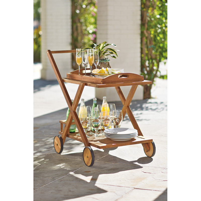 Pinecrest Bar Serving Cart & Reviews Birch Lane